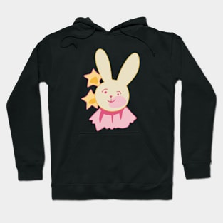 Oshi no Ko Ai Hoshino Cute Bunny Star Ribbon Design Hoodie